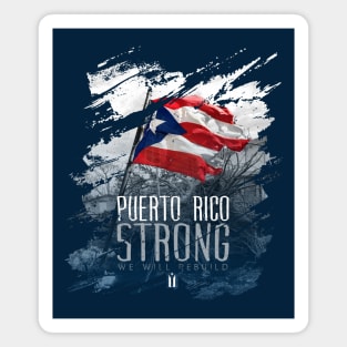 Puerto Rico Strong Torn Magnet